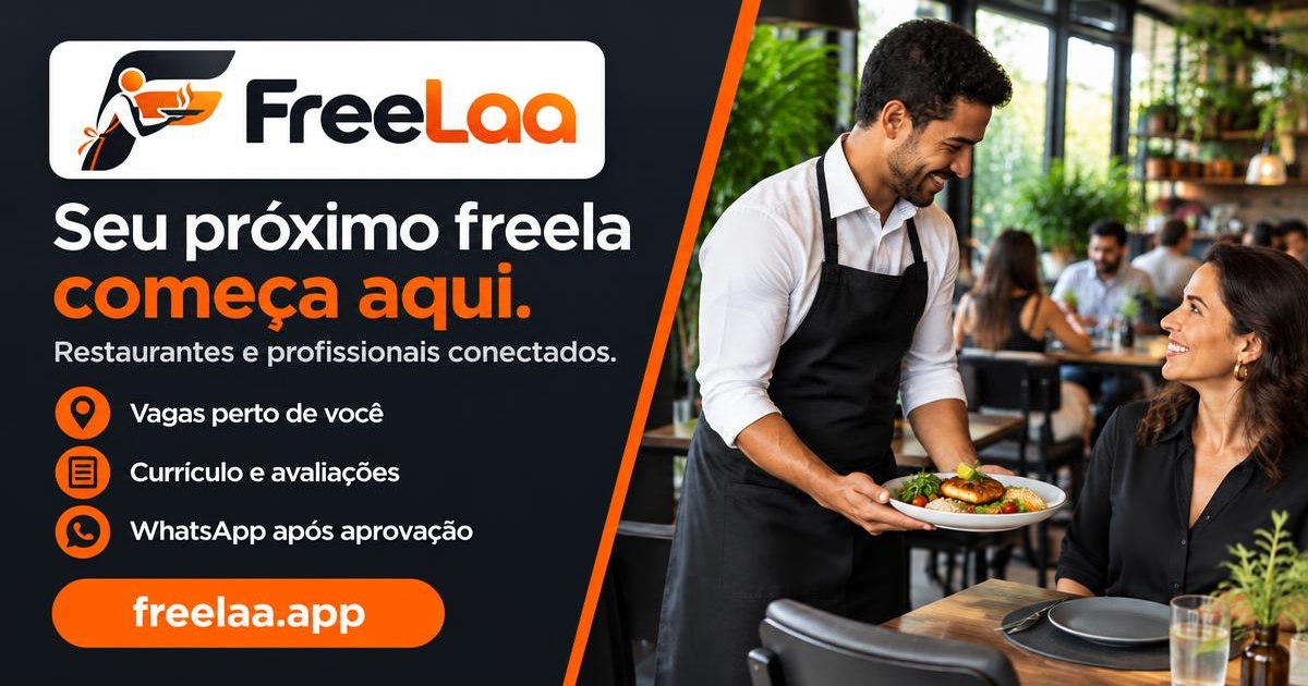 FreeLaa: vagas perto de você, currículo e avaliações, WhatsApp após aprovação
